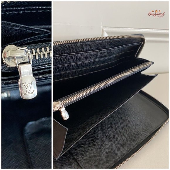 Authentic Louis Vuitton Damier Graphite Canvas Zippy Organizer Large Wallet - Picture 9 of 12